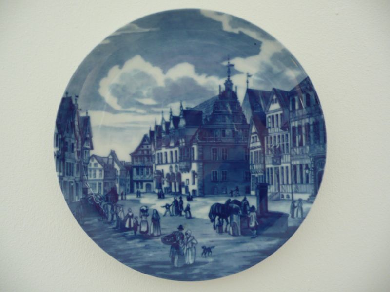 Celle  Marktplatz mit Rathaus um 1680 
