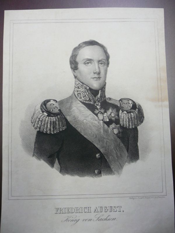 Friedrich August II. - KÃ¶nig von Sachsen  (1797-1854) 