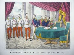 Sardinischer Krieg (Mai-Juli 1859)  Die Zusammenkunft der beiden Monarchen Franz Josef I. und Napoeon III. in Villafranca den 11. Juli 1859 