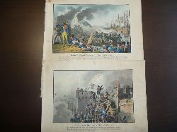 Französische Armee in Afrika  Landung der Französischen Armee in Africa d. 14 Juny 1830/ Erstürmung des Kaiserforts vor Algier d. 4 July 1830 