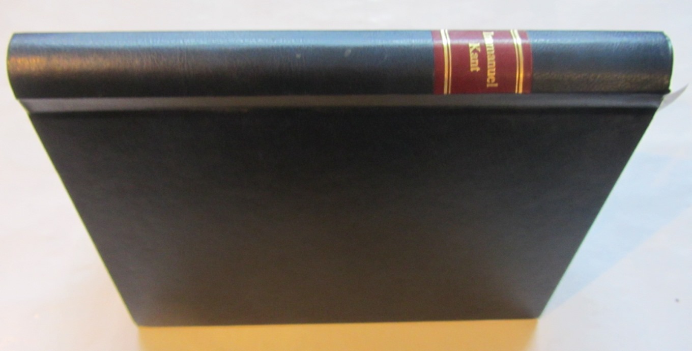 Hochdorf, Max:  Das Kantbuch. Immanuel Kants Leben und Lehre. REPRINT der Originalausgabe Berlin 1924. 