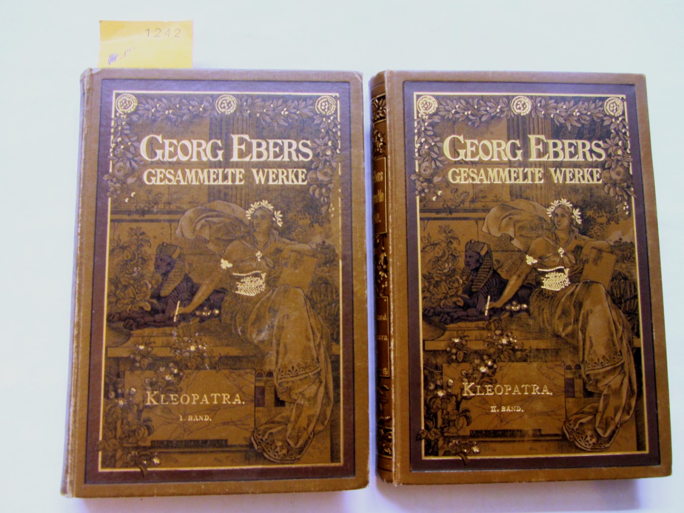 Ebers, Georg:  Kleopatra. Historischer Roman. 2 Bände. 