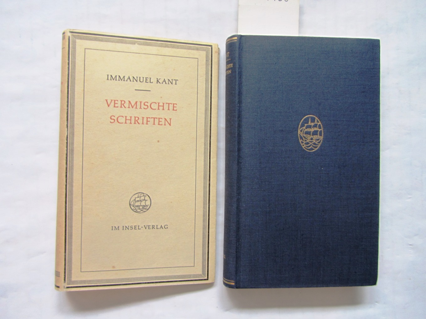 Kant, Immanuel:  Vermischte Schriften. Dünndruckausgabe. 