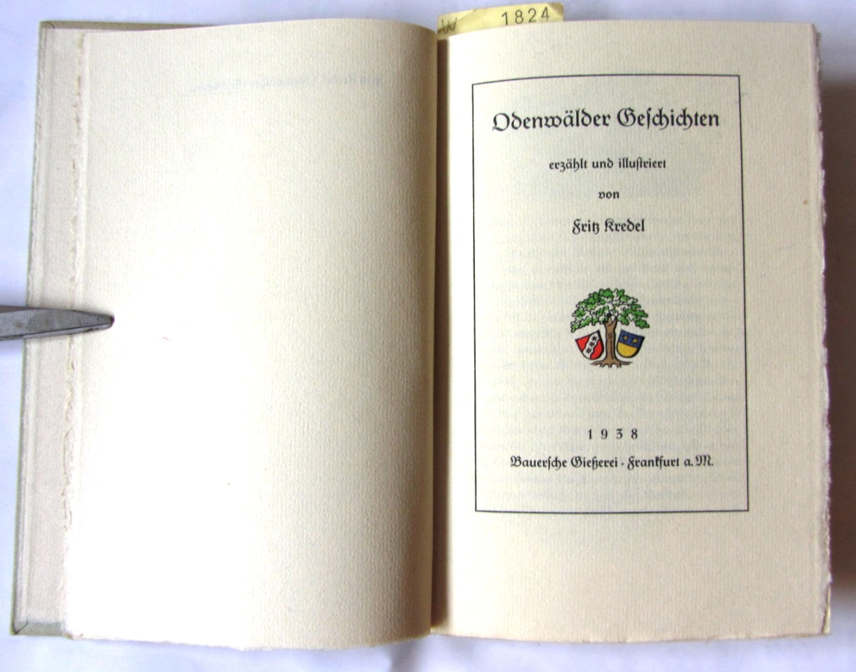 Kredel, Fritz:  Odenwälder Geschichten erzählt und illustriert von Fritz Kredel. 