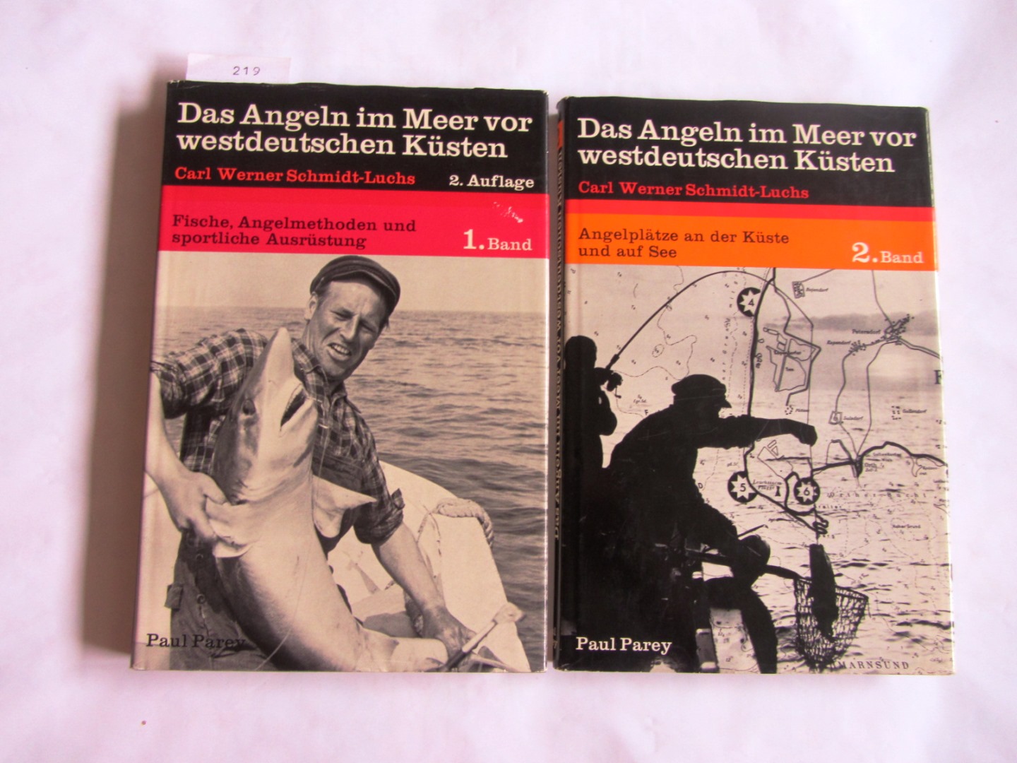 Schmidt-Luchs, Carl W.:  Das Angeln im Meer vor westdeutschen Küsten. 2 Bände. 