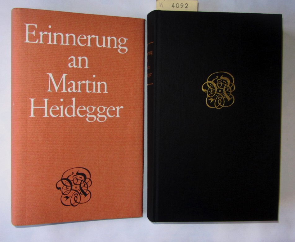 Neske, Günther (Hrsg.):  Erinnerung an Martin Heidegger. 