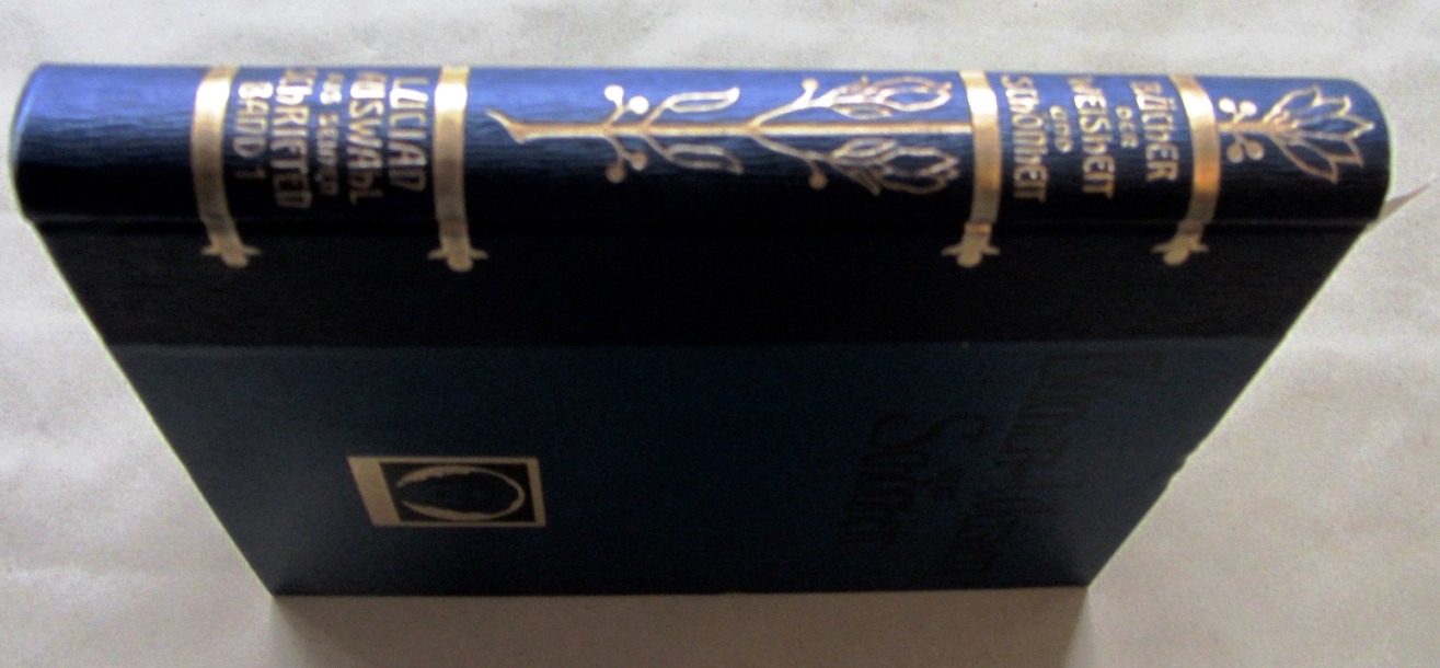 Lucian:  Auswahl aus seinen Schriften. Band 1. Hrsg. von J.E. Frhr. v. Grotthuß. ("Bücher der Weisheit und Schönheit") 