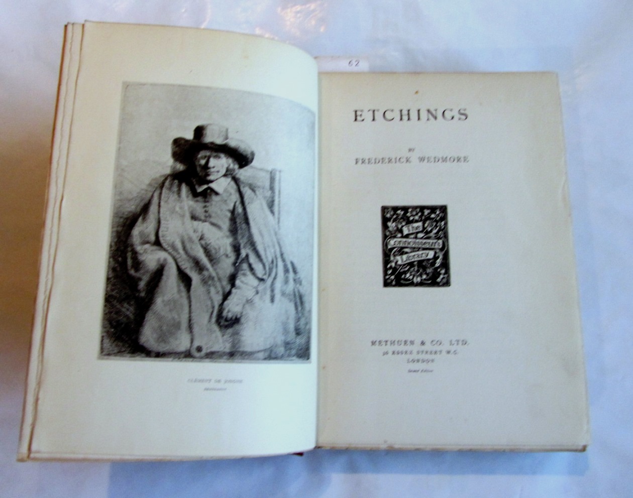 Wedmore, Frederick:  Etchings. ("The Connoisseur`s Library") 