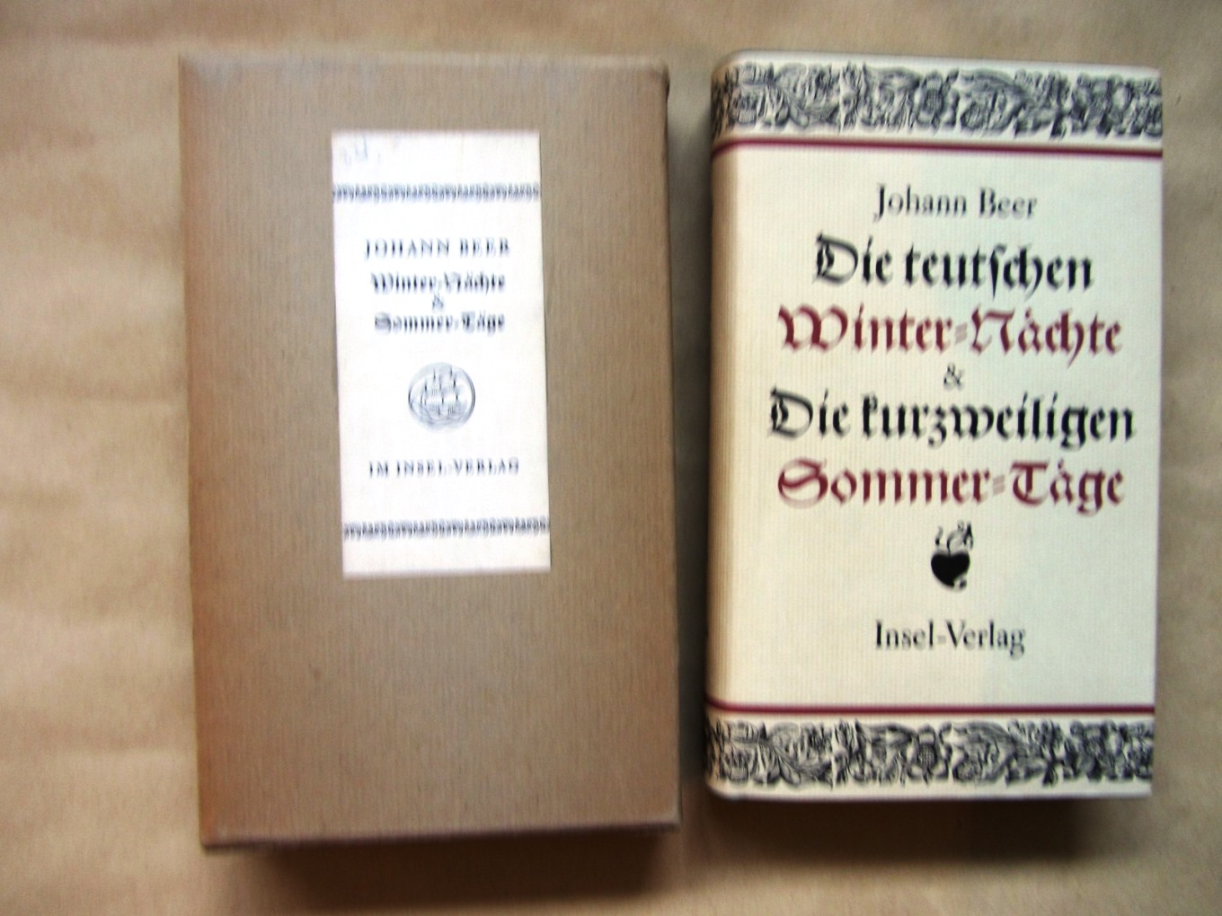 Beer, Johann:  Die teutschen Winter-Nächte & Die kurzweiligen Sommer-Täge. Vollständige Ausgabe. Hrsg. und mit Nachwort versehen von Richard Alewyn. 