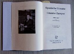 Baasner, Frank (Hrsg.):  Spanische Literatur - Literatur Europas. Wido Hempel zum 65. Geburtstag. 