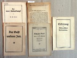 Boehm, G.A.:  Der neue Kulturkampf. (Gegen liberale und linke Presse, moderne Literatur und Theater, Expressionismus, Jazz etc.) 