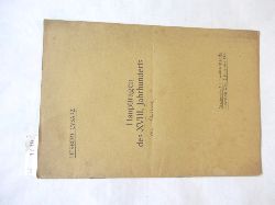 Cysarz, Herbert:  Hauptfragen des XVIII. Jahrhunderts. Akademische Antrittsvorlesung an der Universitt Wien 7. Nov. 1922. 