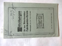Anonym:  Mitteilungen fr den Mittelrheinischen Fabrikanten-Verein. Hrsg. vom Vereins-Vorstande. Nr. 663. 