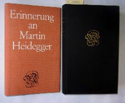 Neske, Gnther (Hrsg.):  Erinnerung an Martin Heidegger. 