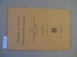 Hertwig, Oscar:  Ergebnisse und Probleme der Zeugungs- und Vererbungslehre. Vortrag gehalten auf dem internationalen Kongre fr Kunst und Wissenschaft in St. Louis September 1904. 