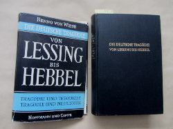 Wiese, Benno von:  Die deutsche Tragdie von Lessing bis Hebbel. 1.Teil: Tragdie und Theodizee.  2.Teil: Tragdie und Nihilismus. 