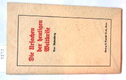 Bubenberg (Pseud.):  Die Ursachen der heutigen Weltkrise. Nach einer Artikelserie im Berner Tagblatt 1932. 