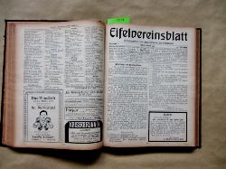   Eifelvereinsblatt. 12.(1911) und 13.(1912) Jahrgang (in 1 Band). Hrsg. vom Eifelverein, Bonn. 