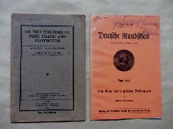 Zimmermann, Alfred:  Das Ende des englischen Freihandels. Sonderdruck "Deutsche Rundschau" Juni 1917. 