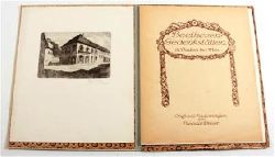 Weiser, Theodor:  Beethoven-Gedenksttten in Baden bei Wien. (10 signierte) Original-Radierungen. 
