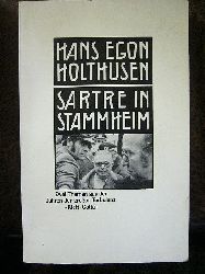 Hans Egon Holthusen Sartre in Stammheim. Zwei Themen Aus Den Jahren Der Groen Turbulenz. / Utopie Und Katastrophe. Der Lyriker Hans Magnus Enzensberger 1957 - 1978. 2 Teile in 1 Band .
