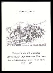 Theisen, Karl Heinrich  Untersuchungen und Materialien zur Geschichte, Organisation und Verwaltung des Liebfrauenstiftes und der Pfarrei Prm 1016 - 1802. Dissertation. 