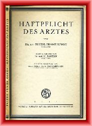 Knig, Friedrich Franz  Haftpflicht des Arztes 