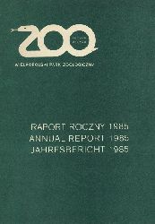 Poznan Zoo, Polen  Jahresbericht 1985 