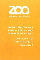 Poznan Zoo, Polen  Jahresbericht (Tierbestand) 1986 