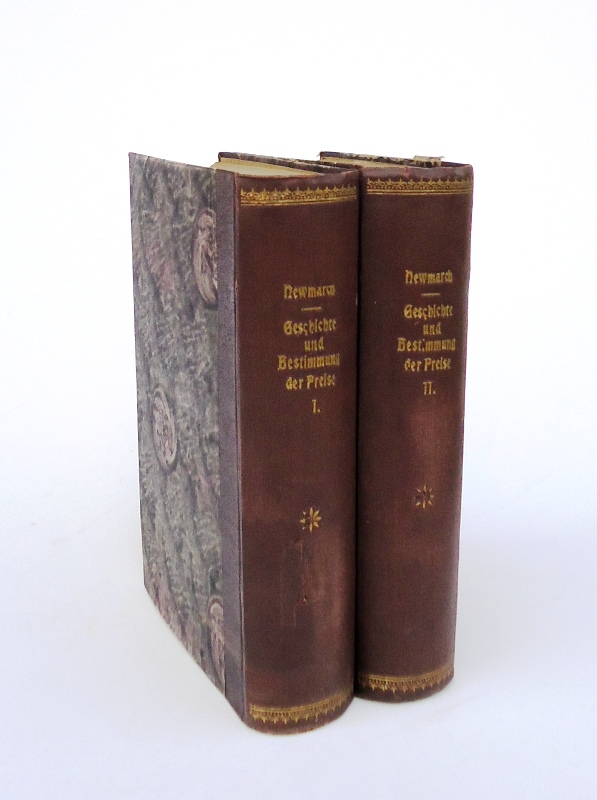 Tooke, Th. / Newmarch, W.  Die Geschichte und Bestimmung der Preise während der Jahre 1793-1857. Deutsch und mit Zusätzen versehen von C. W. Asher. 2 Bände. (Komplett). 
