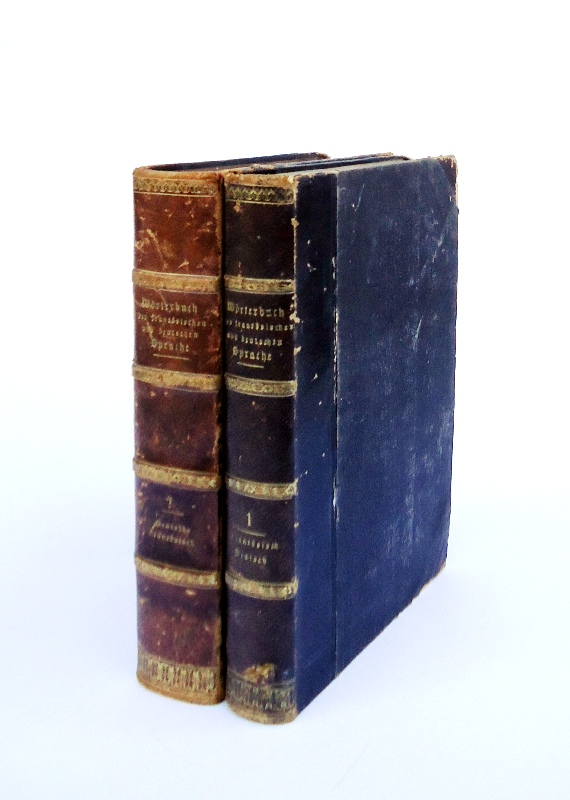 Peschier, A.  Wörterbuch der französischen und deutschen Sprache / Dictionnaire des langues francaise et allemande. 2 Bände. 