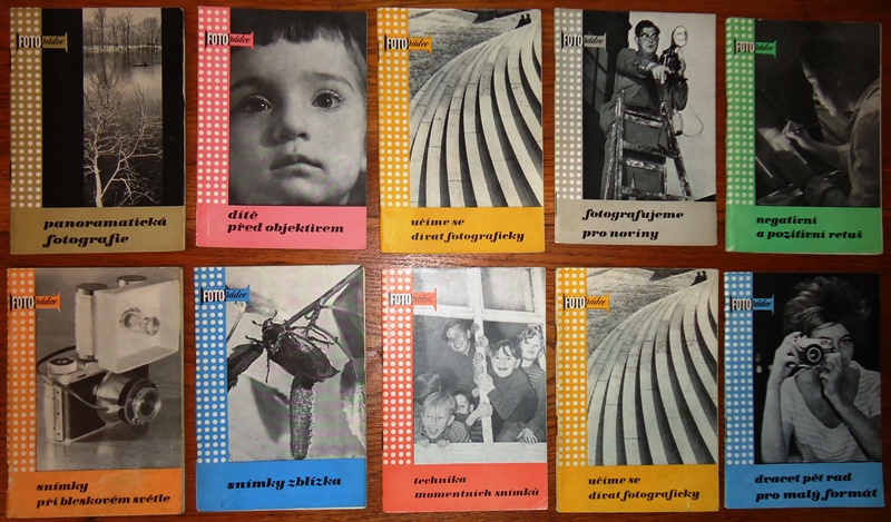 Tschechische Fotografie -  FOTORADCE. 9 Bände (Svazek 1, 2, 3, 5, 6, 8, 10, 12, 13). 
