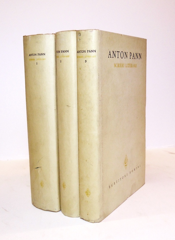 Pann, Anton  Scieri Literare Vol. I, II, III. 3 Bände. 