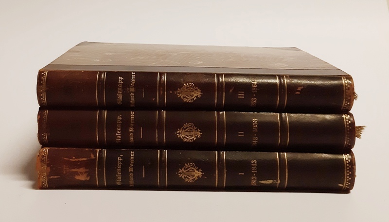 Wagner, Richard - Glasenapp, Carl Fr.  Das Leben Richard Wagners. 3 Bände (von 6). 