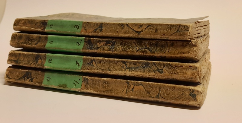[Scott, Walter]  The Heart of Mid-Lothan. In 4 Volumes. The Correction of the Press by Dr. Flügel. 
