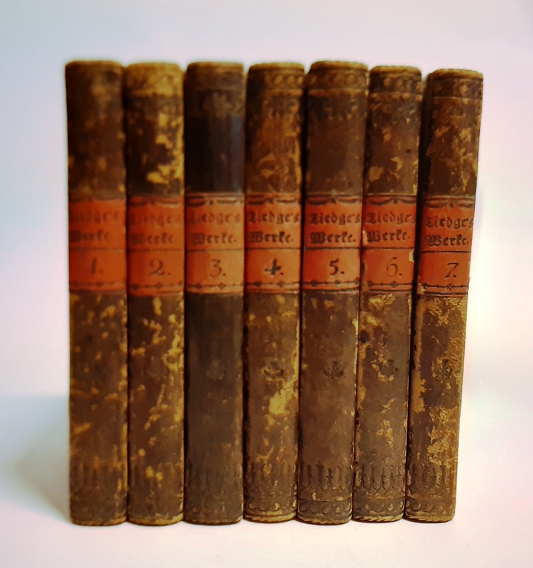 Tiedge. C(hristoph) A(ugust)  Werke in 7 Bänden. Herausgegeben von A. G. Eberhard. Neunte Auflage. 