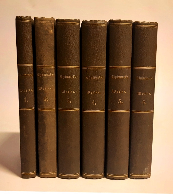 Thümmel, A[ugust] M[oritz] von  A. M. von Thümmels sämmtliche Werke. Komplett in 6 Bänden. 