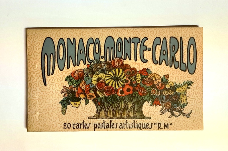 Monaco Monte Carlo  20 cartes postales artistiques "RM". 