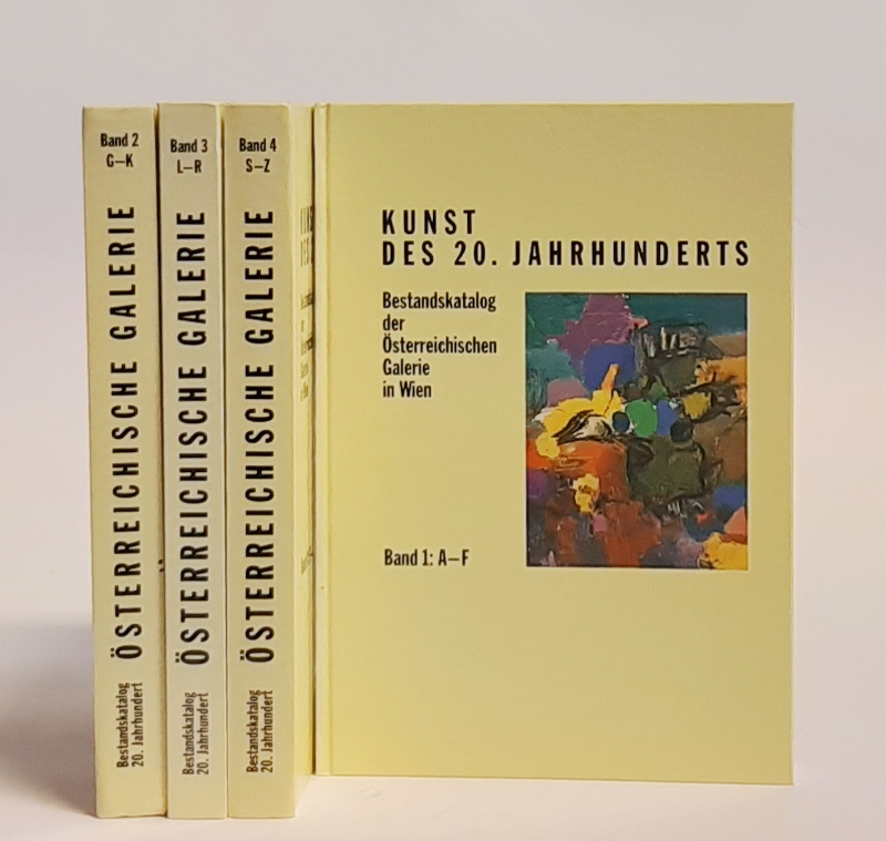 Reiter, Cornelia (u.a.)  Kunst des 20. Jahrhunderts. Bestandskatalog der österreichischen Galerie des 20. Jahrhunderts. Komplett in 4 Bänden. 