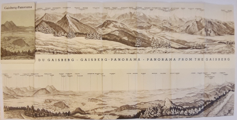 Gaisberg -  Gaisberg-Panorama. 