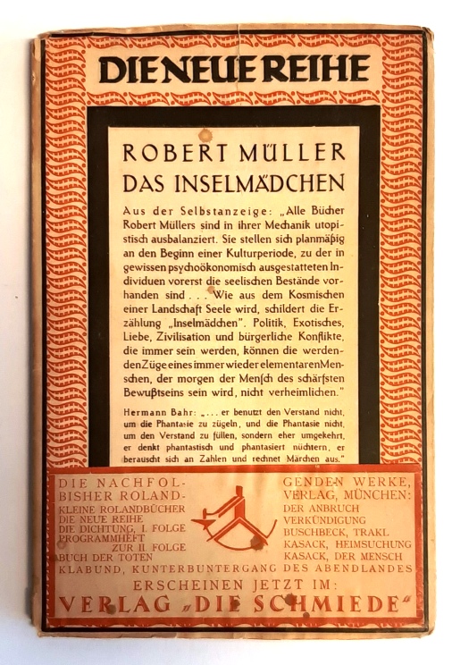 Müller, Robert  Das Inselmädchen. Novelle. 