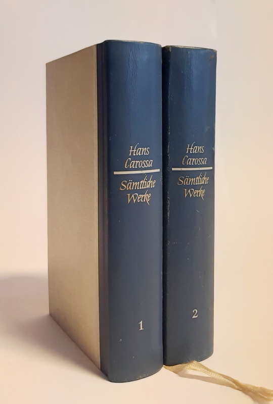 Carossa, Hans  Sämtliche Werke. Komplett in 2 Bänden. Dünndruckausgabe. 