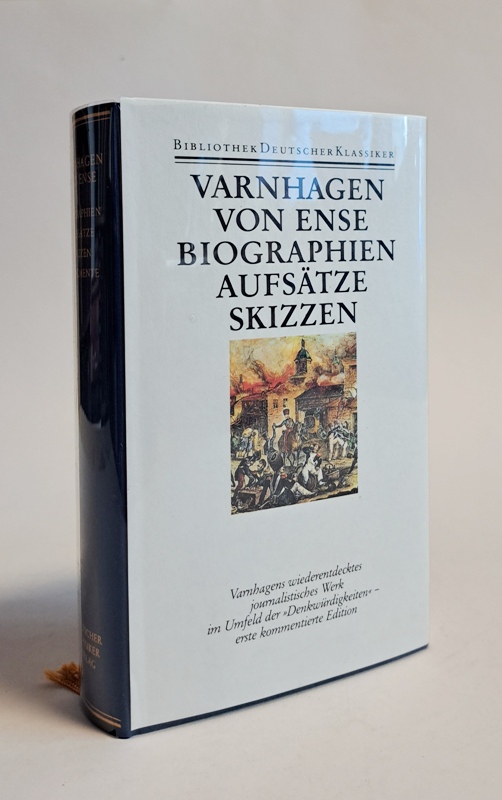 Varnhagen von Ense, Karl August  Biographien, Aufsätze, Skizzen und Fragmente. Dünndruckausgabe. 