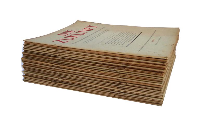 Sozialistischer Verlag Wien (Hg.)  DIE ZUKUNFT. Sozialistische Monatsschrift für Politik und Kultur. 31 Nummern aus den Jahren 1947-1955. 