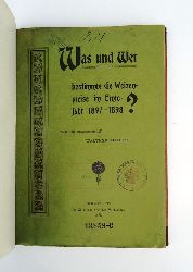 Mancke, Walther  Was und Wer bestimmte die Weizenpreise im Ernte-Jahr 1897 - 1898? Parittisch zusammengestellt von Walther Mancke. 