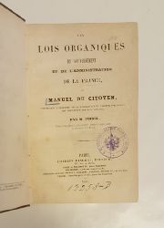 Poirel, Jacques Francois  Les lois organiques du gouvernement et de l