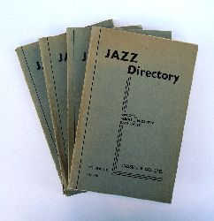 JAZZ DIRECTORY - Carey, Dave (ed.) / McCarthy, Albert J. (ed.)  The Directory of Recorded Jazz and Swing Music. 4 vol. (2, 3, 4, 6). 