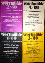 Unger, Gnter  wortmhle. Literaturbltter aus dem Burgenland. 4 Nummern (Heft 1-4, 1980). 