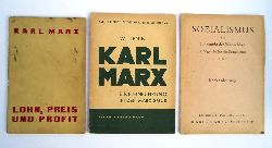 Marx, Karl  Konvolut aus 3 Bnden. 