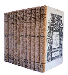 Naber, S. P. Honore (Hg.)  Reisebeschreibungen von deutschen Beamten und Kriegsleuten im Dienst der Niederländischen west- und ost- indischen Kompanien 1602-1797. 11 (von 13) Bänden. 